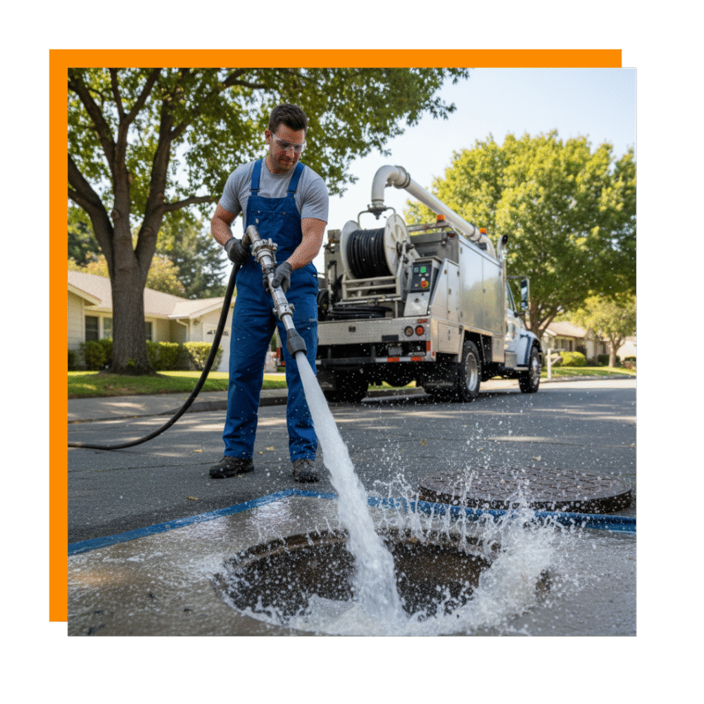 cleaning sewer
