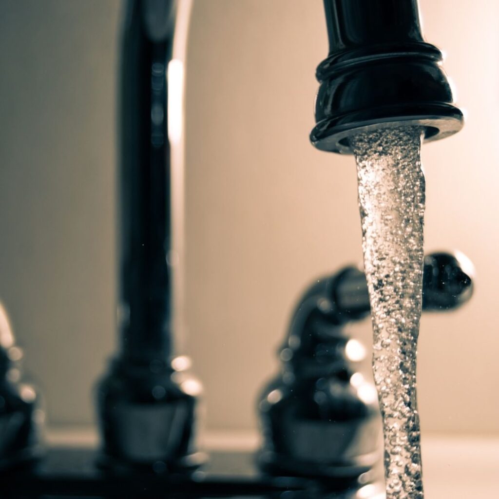 Running sink