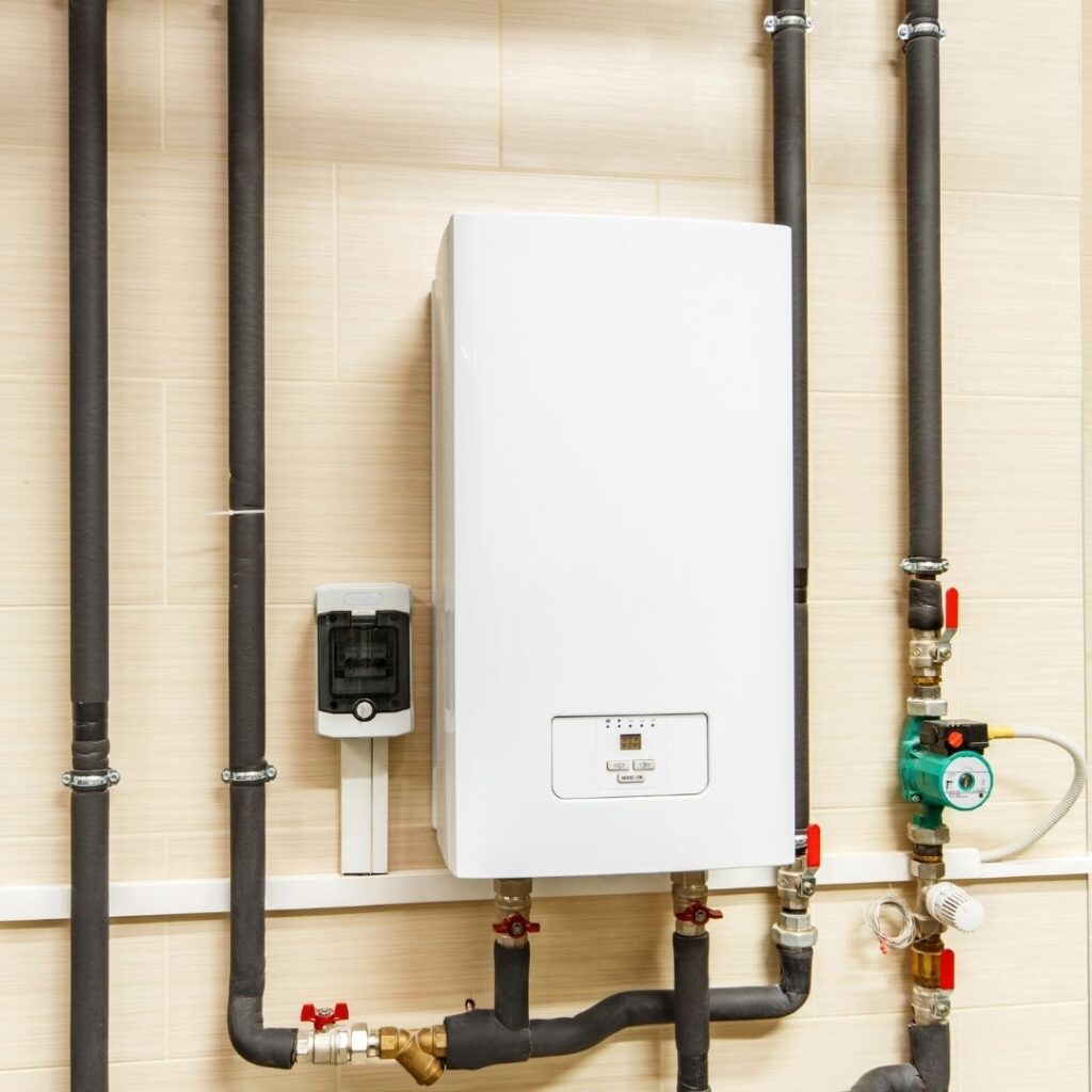 A tankless water heater