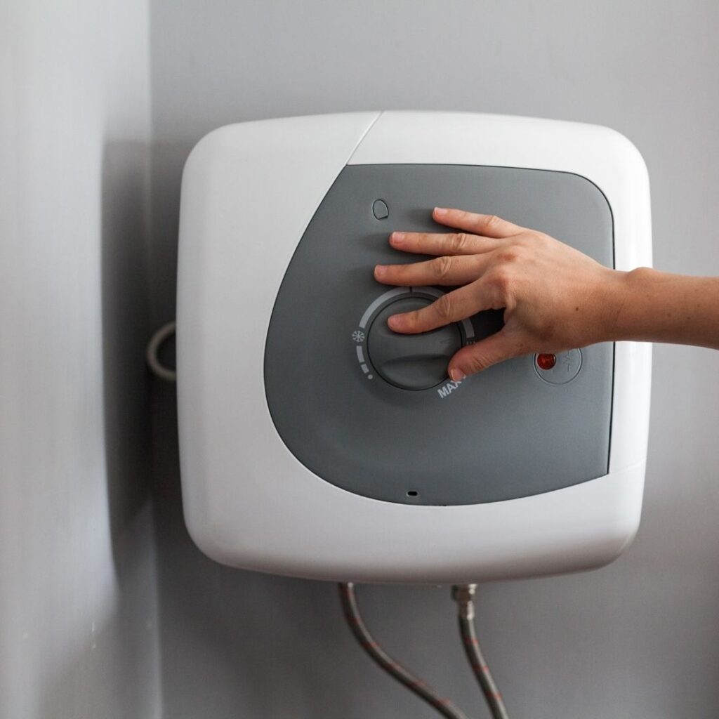 A tankless water heater