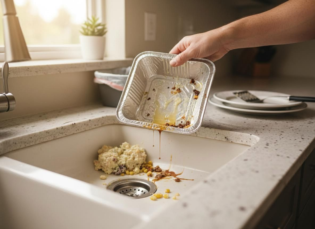 grease from a casserole